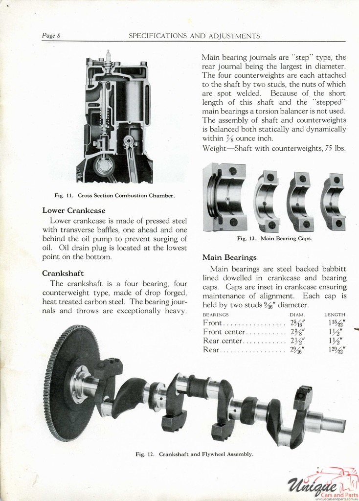 1930 Buick Marquette Specifications Booklet Page 18